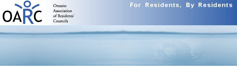 Ontario Association of Residents' Councils - Logo